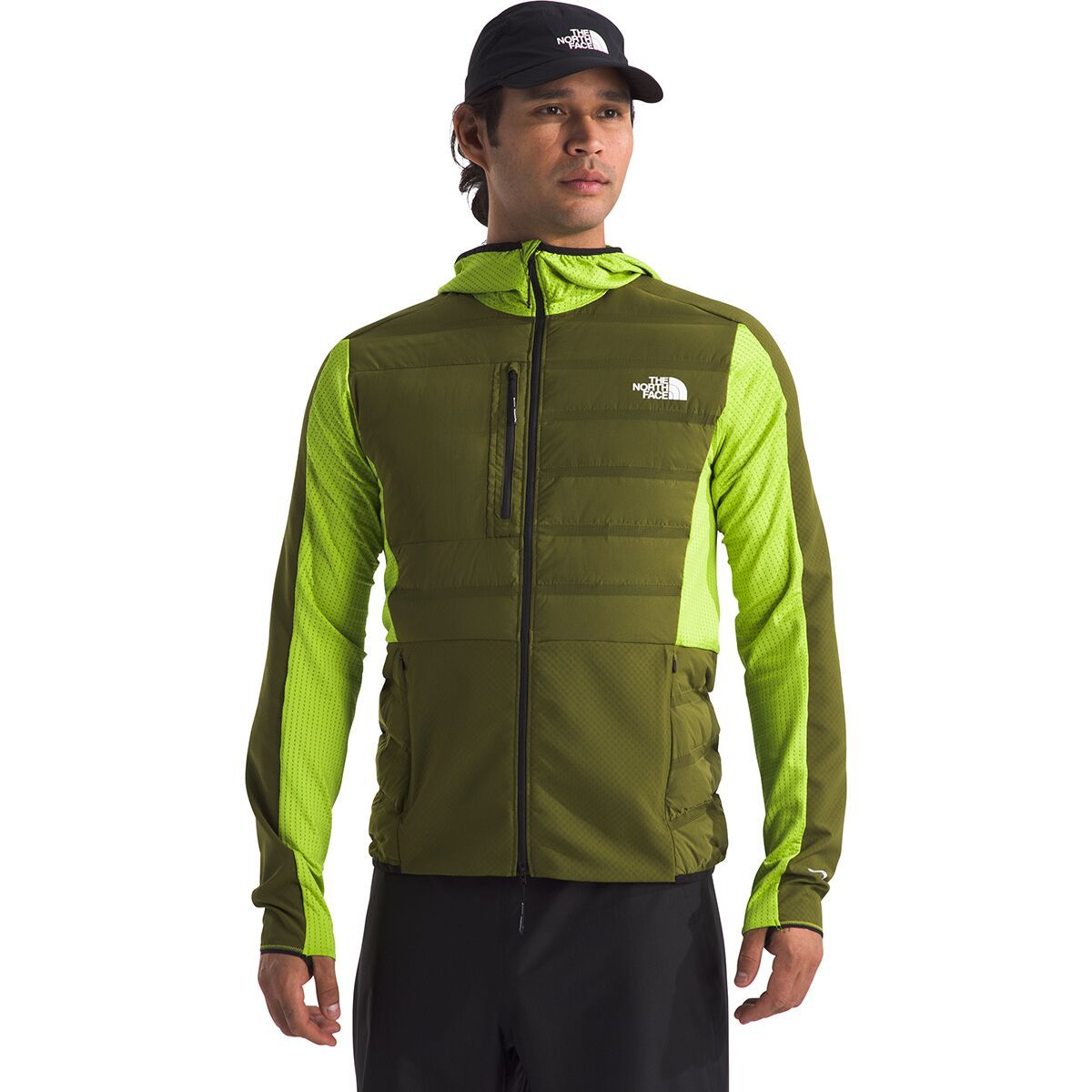 Image of The North Face Summit Garnet Canyon Jacket - Men's Forest Olive/Meadow Grass, S