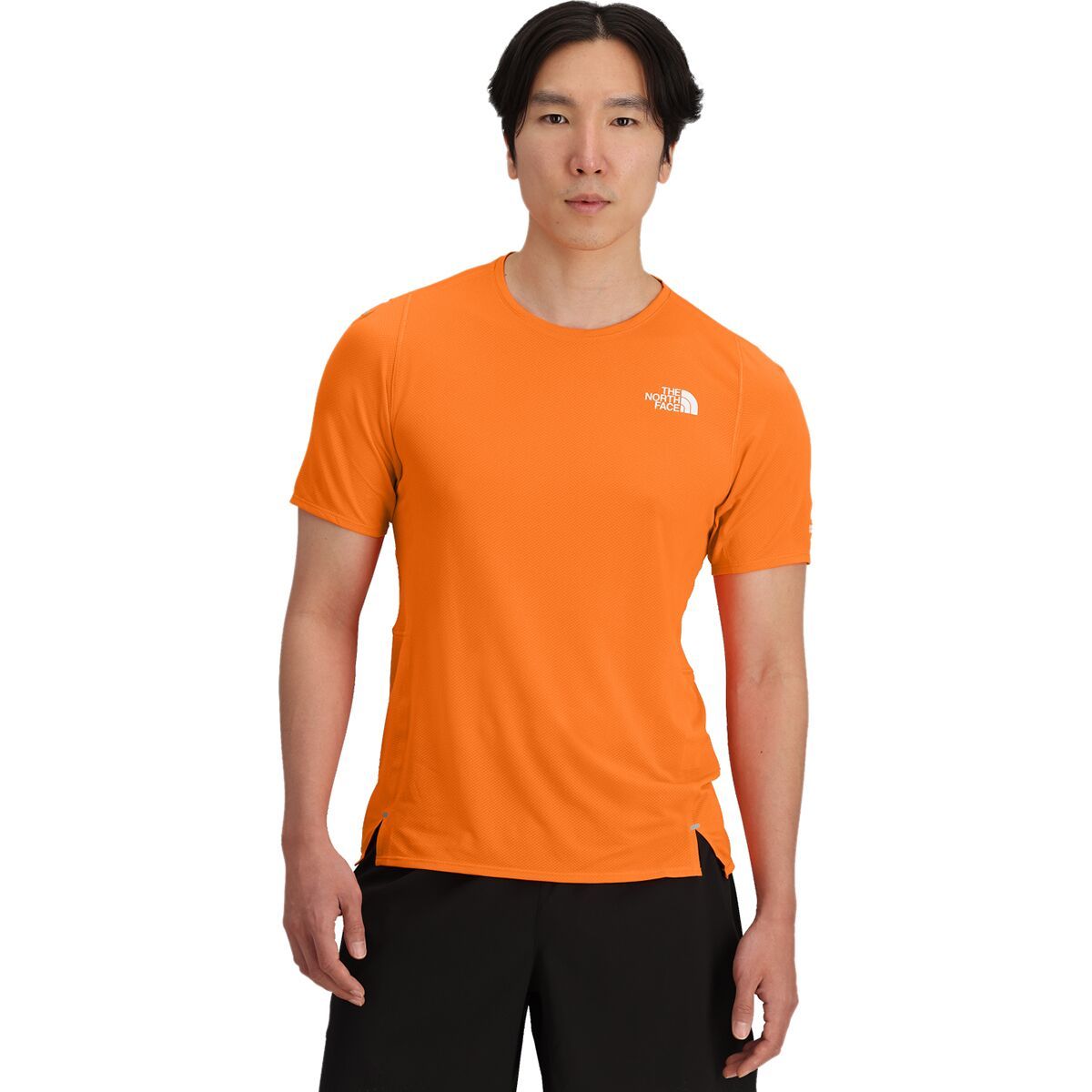 Image of The North Face Summit High Trail Short-Sleeve Top - Men's Digital Orange, L