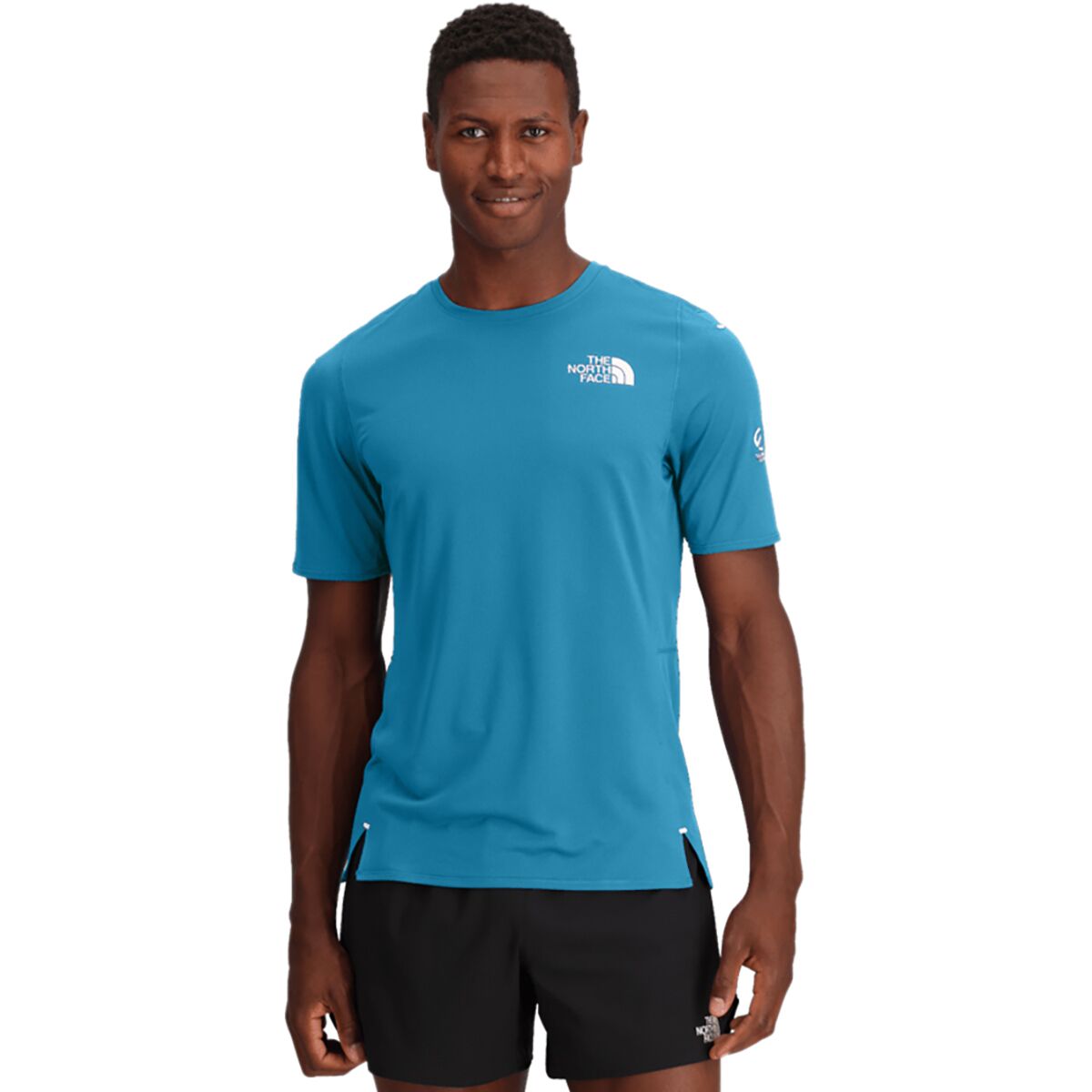 Image of The North Face Summit High Trail Short-Sleeve Top - Men's Meridian Blue, XS