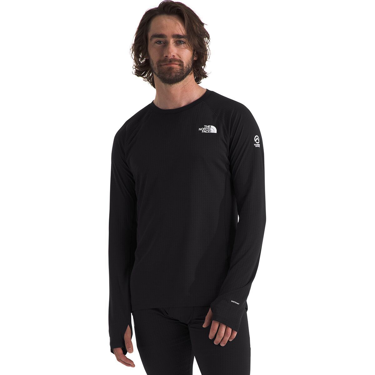 Image of The North Face Summit Pro 120 Crew Top - Men's TNF Black, XL