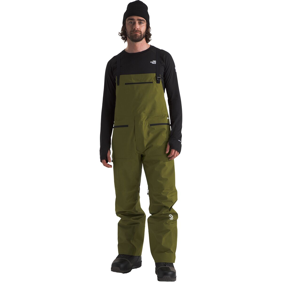 Image of The North Face Summit Verbier GTX Bib Pant - Men's Forest Olive, S/Reg