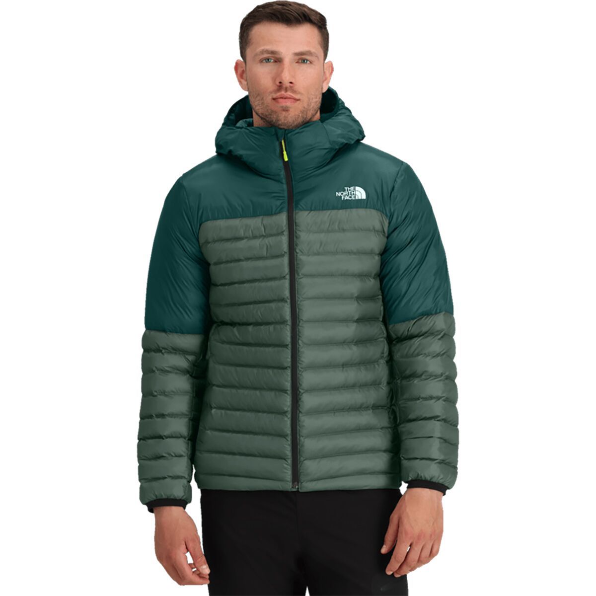 Image of The North Face Terra Peak Hoodie - Men's Duck Green/Deep Nori, XXL
