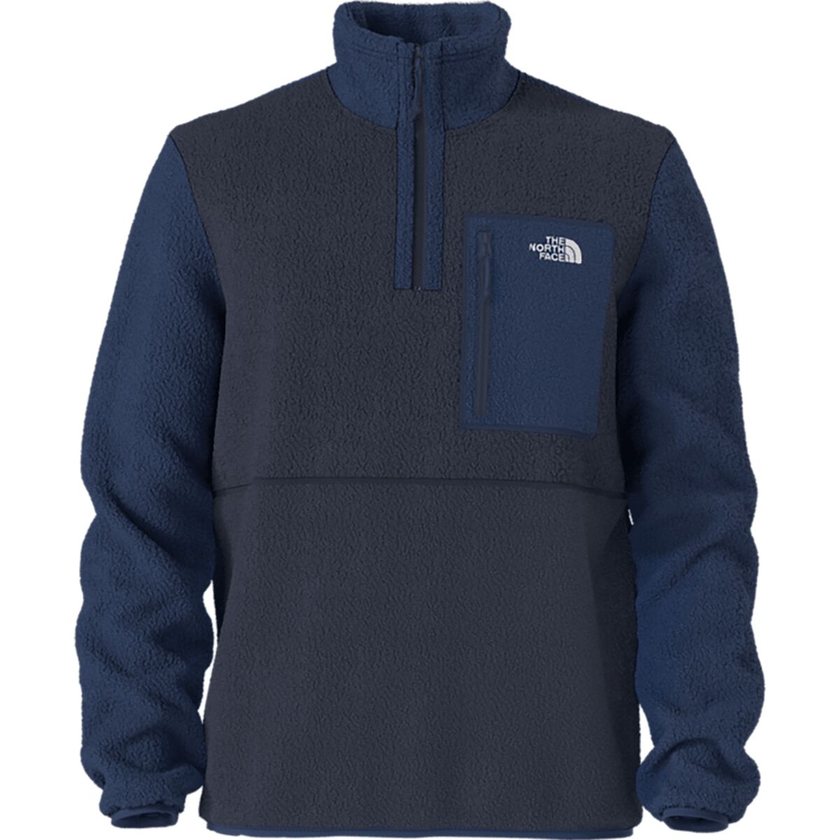 Image of The North Face Yumiori 1/4-Zip Jacket - Men's Summit Navy/Estate Blue/Summit Navy, S