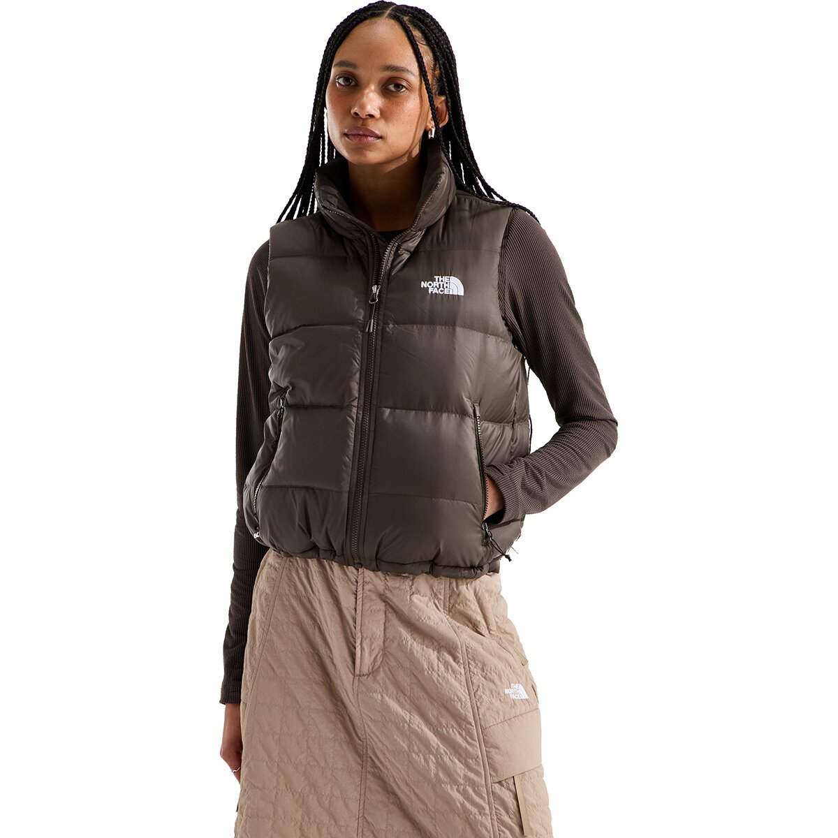 Image of The North Face Hydrenalite Down A-Line Vest - Women's Dark Chestnut, XXL