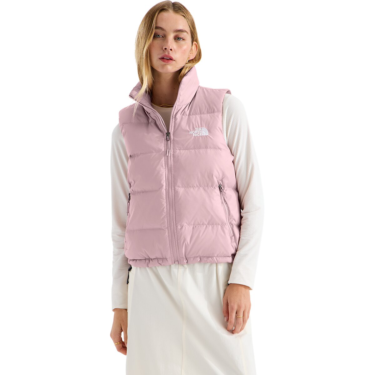 Image of The North Face Hydrenalite Down A-Line Vest - Women's Metal Pink, S