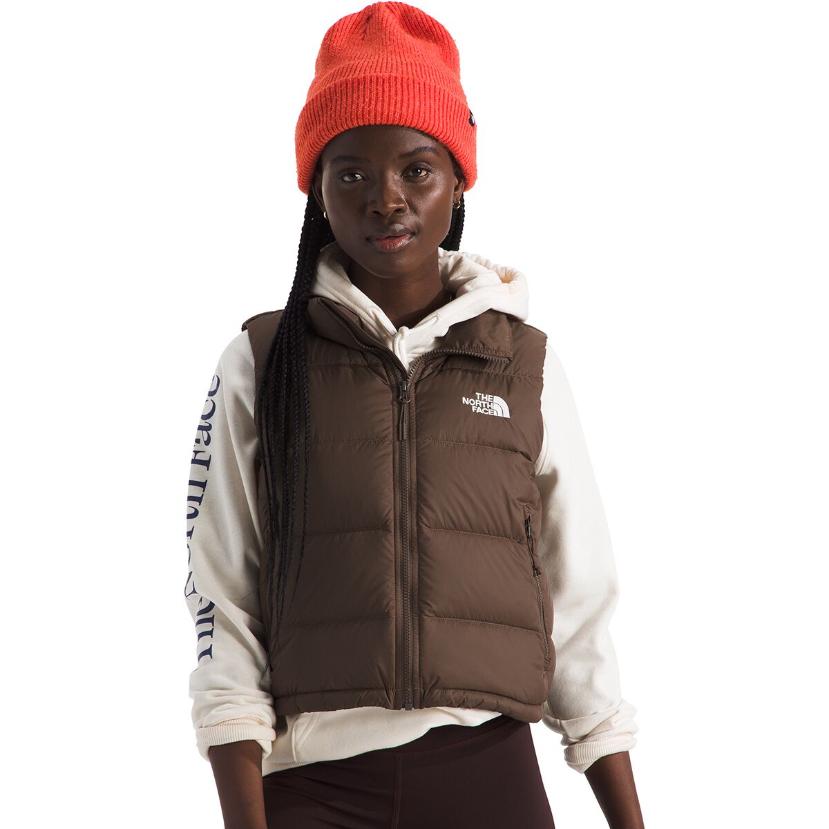 Image of The North Face Hydrenalite Down A-Line Vest - Women's Smokey Brown, XXL