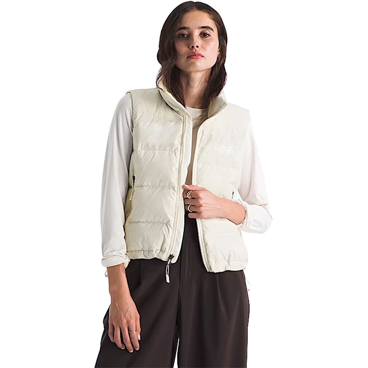 Image of The North Face Hydrenalite Down A-Line Vest - Women's White Dune, XXL