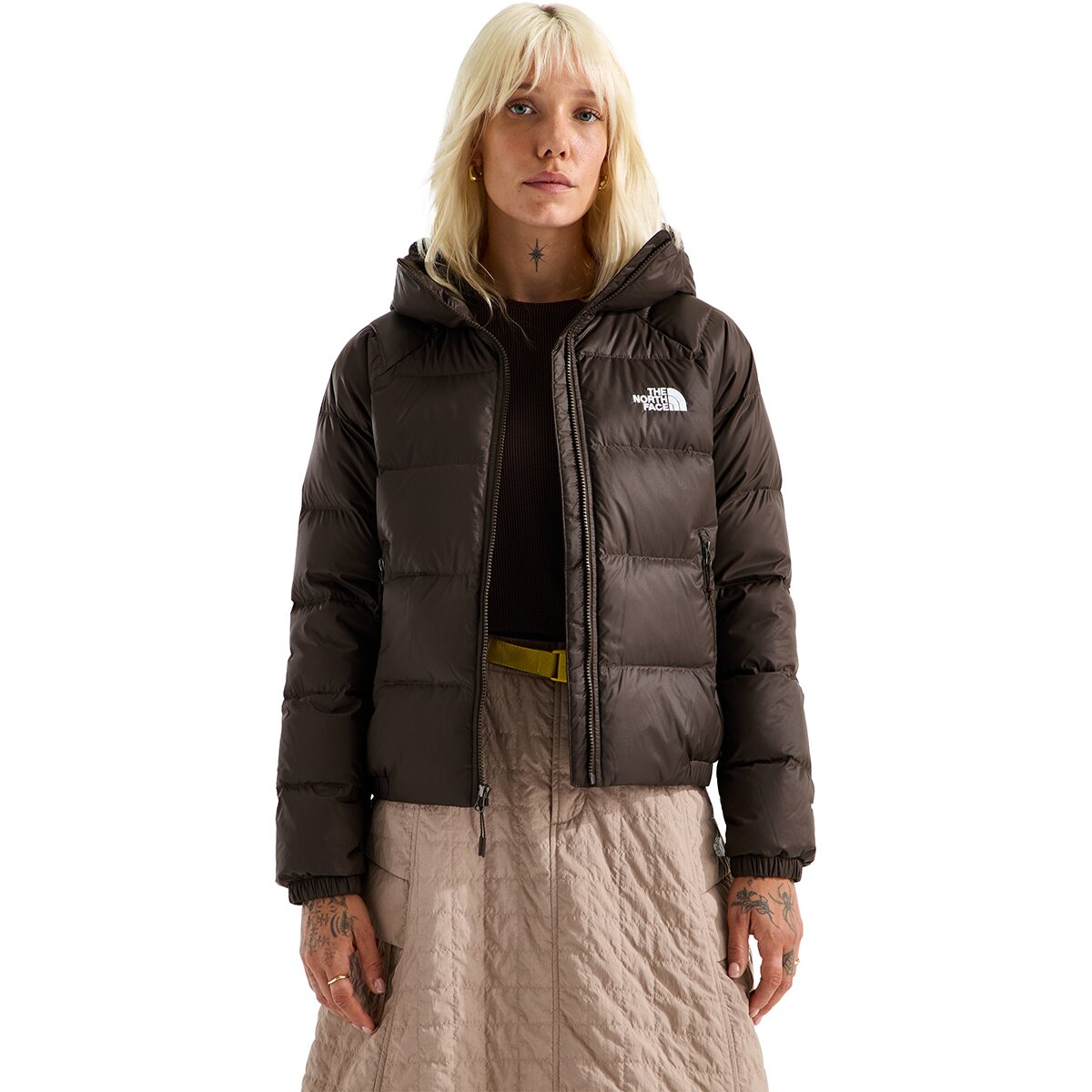 Image of The North Face Hydrenalite Hooded Down Jacket - Women's Dark Chestnut, L