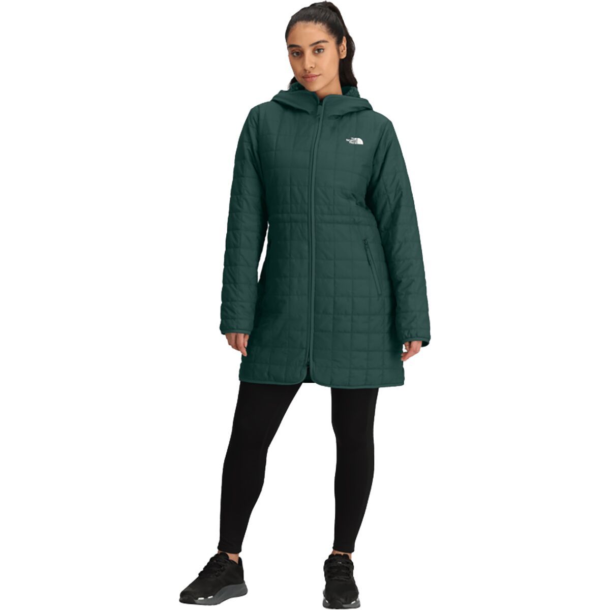 Image of The North Face Junction Insulated Parka - Women's Hunter Green, XL