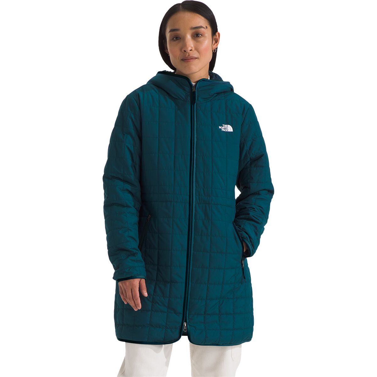 Image of The North Face Junction Insulated Parka - Women's Midnight Petrol, L