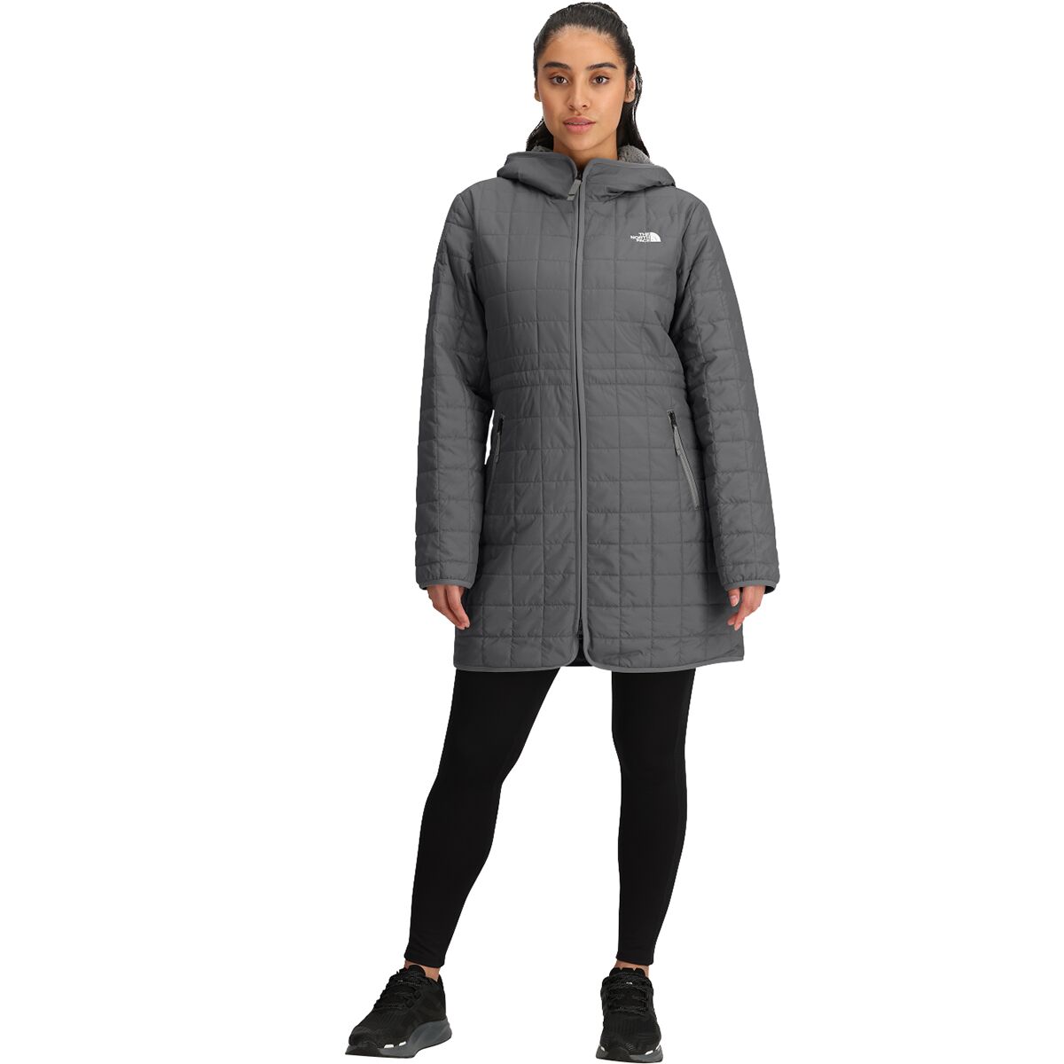 Image of The North Face Junction Insulated Parka - Women's Smoked Pearl, S