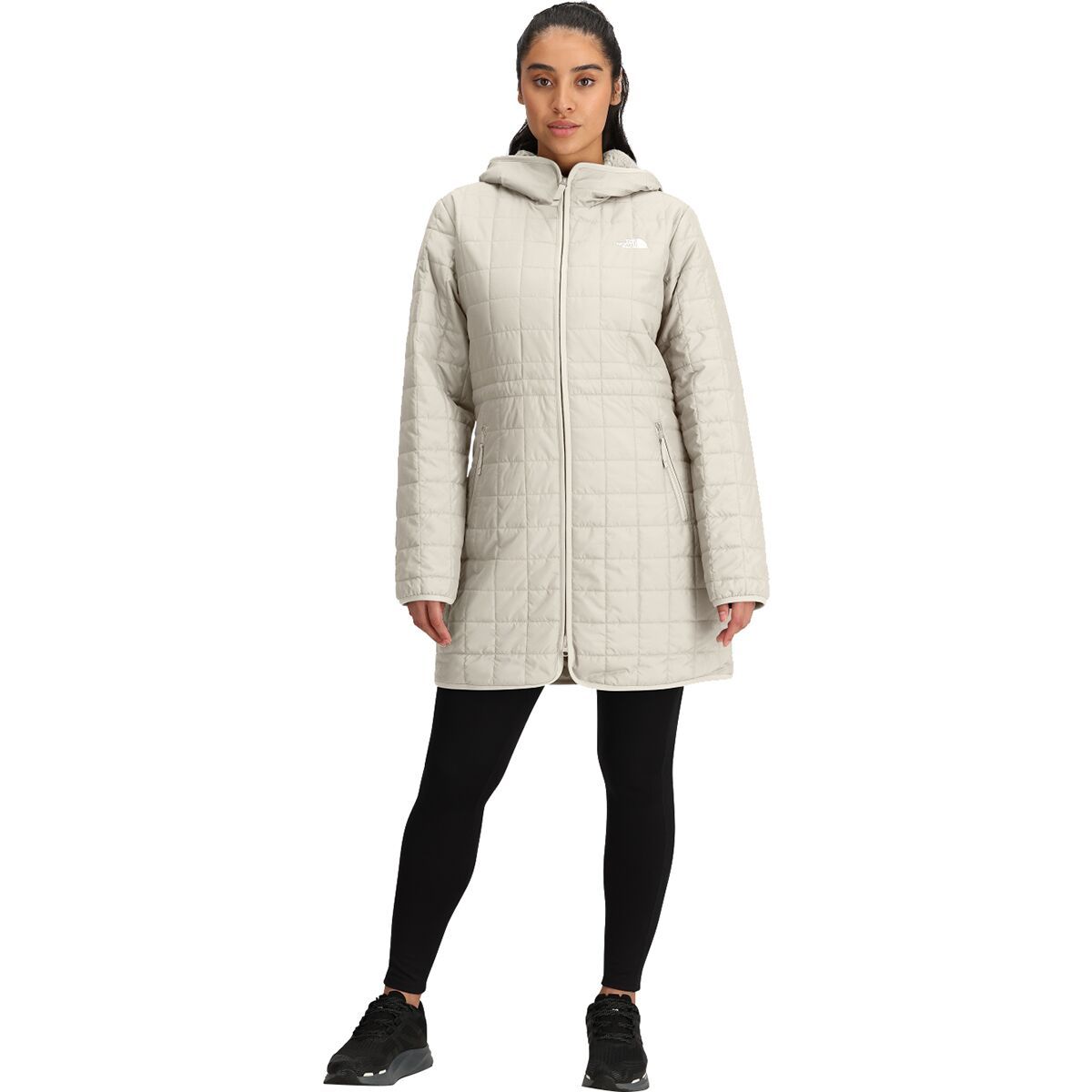 Image of The North Face Junction Insulated Parka - Women's White Dune, S