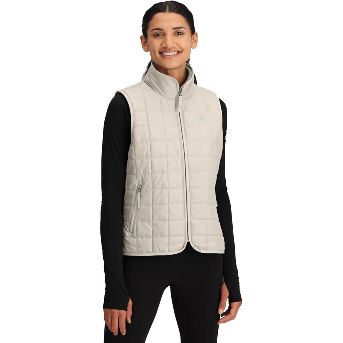 Image of The North Face Junction Insulated Vest - Women's White Dune, XL