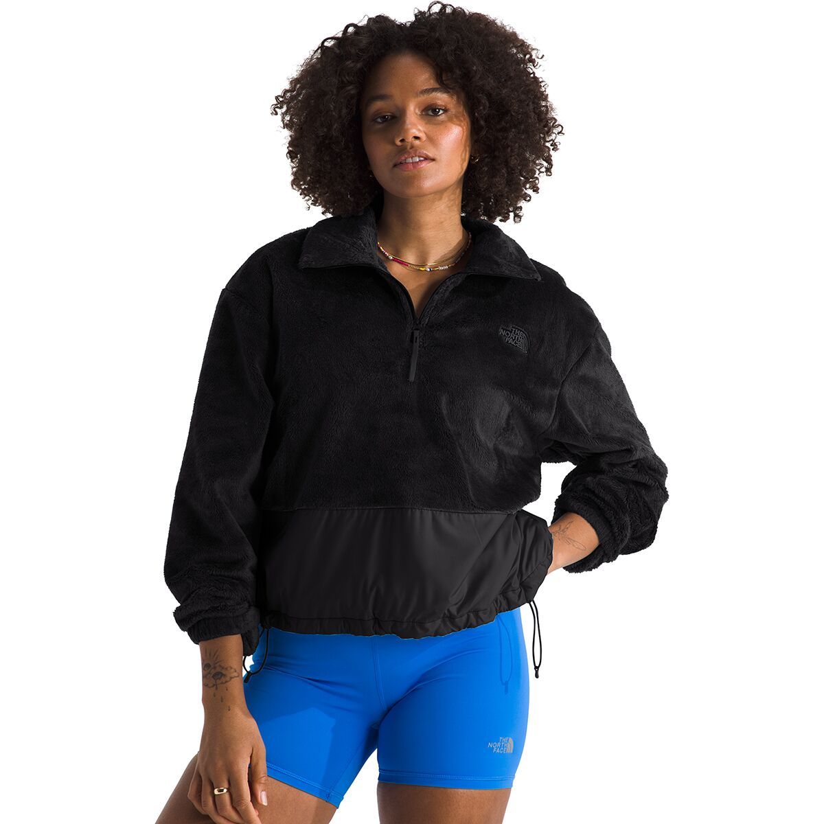 The North Face Novelty Osito 1/4-Zip Jacket - Women's TNF Black, L