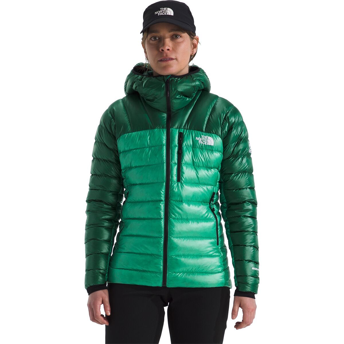 Image of The North Face Summit Breithorn Hooded Jacket - Women's Nebula Green/Evergreen, XXL