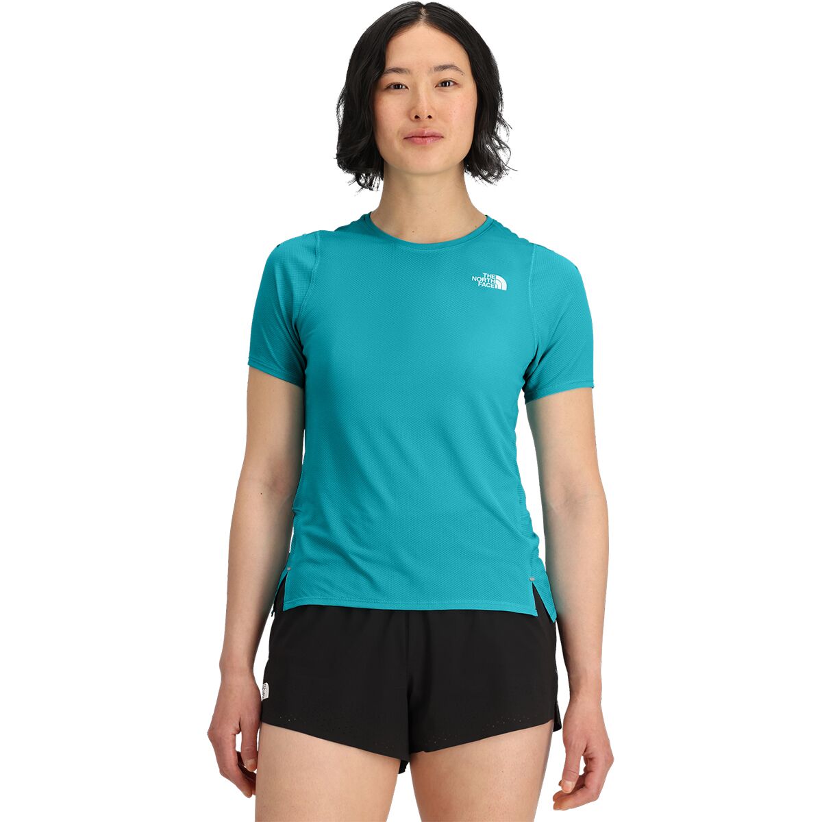 Image of The North Face Summit High Trail Short-Sleeve Shirt - Women's Galactic Blue, L