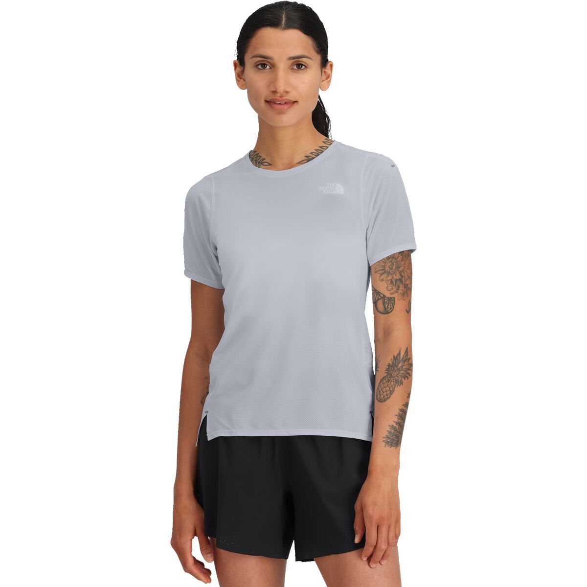 Image of The North Face Summit High Trail Short-Sleeve Shirt - Women's Mystic Haze, XXL