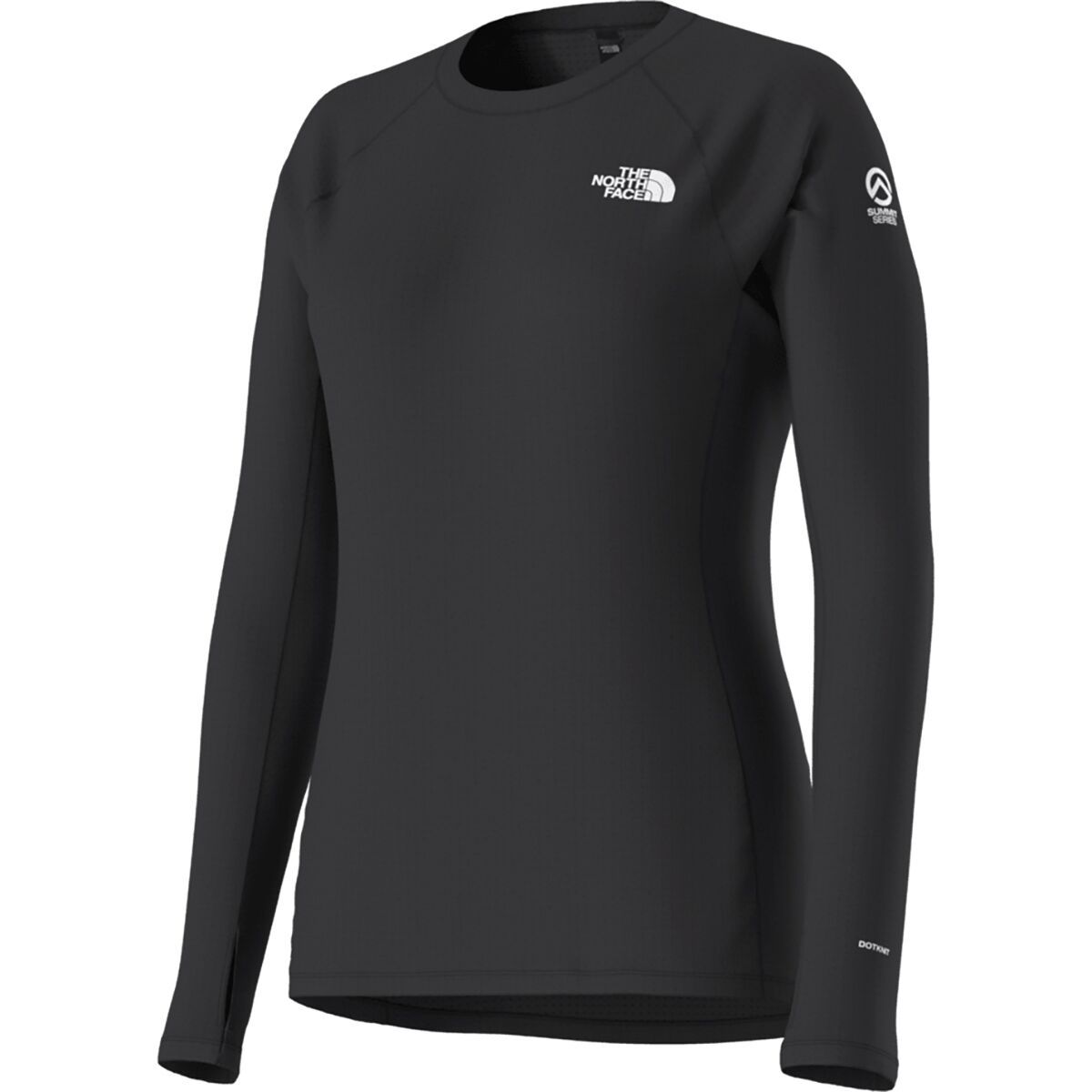 Image of The North Face Summit Pro 120 Crew Long-Sleeve Baselayer - Women's TNF Black, XXL