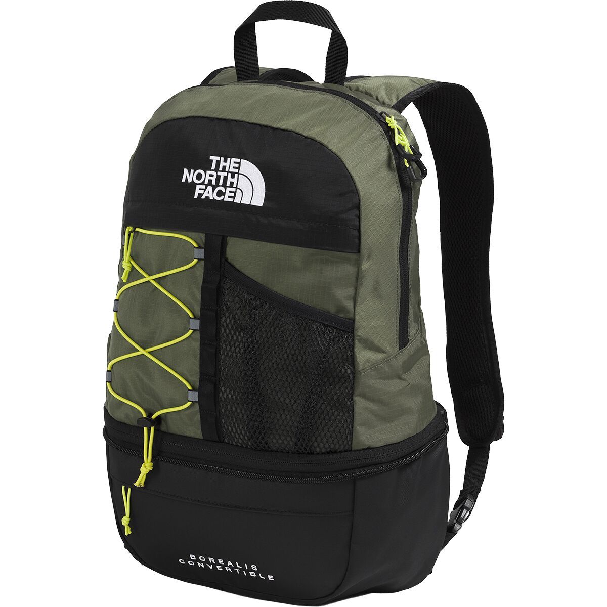 Image of The North Face Borealis 17.5L Convertible Pack New Taupe Green/TNF Black/Fizz Lime, One Size