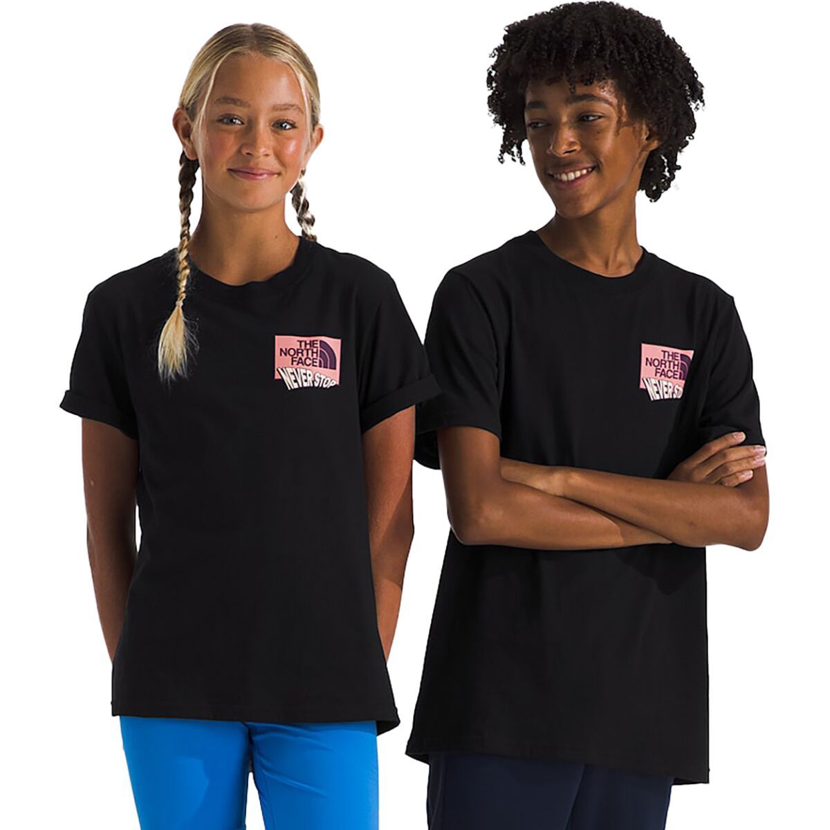 The North Face Athletes Graphic T-Shirt - Kids' TNF Black/TNF Athletes, L