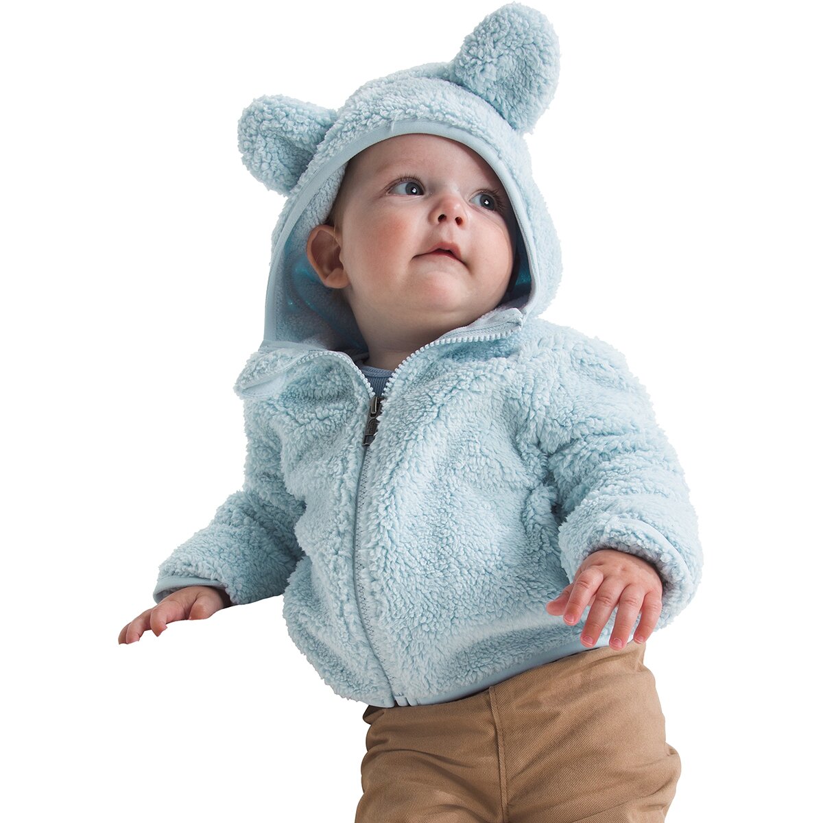 Image of The North Face Campshire Full-Zip Hoodie - Infants' Polar Haze, 24M