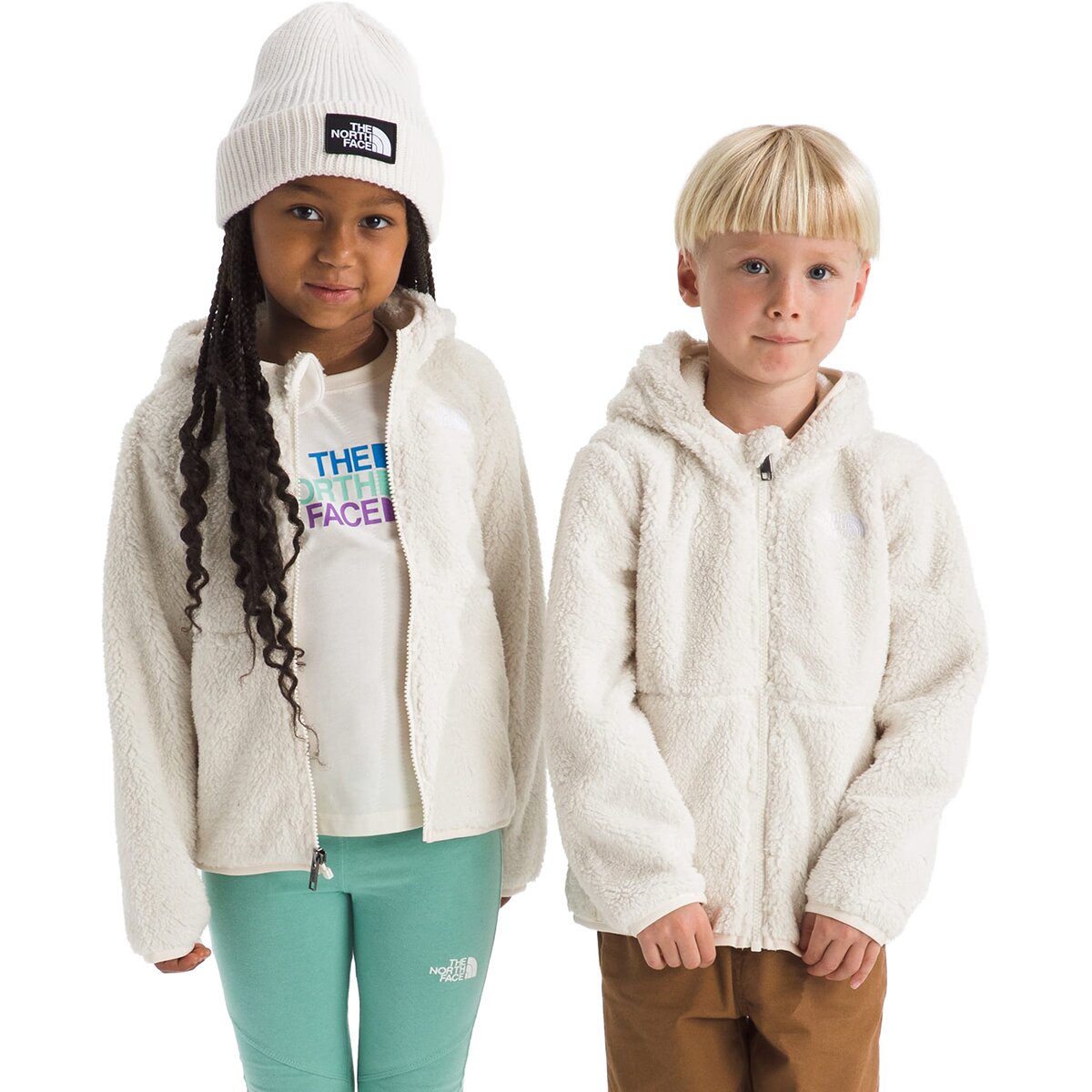 Image of The North Face Campshire Full-Zip Hoodie - Toddlers' White Dune, 7T