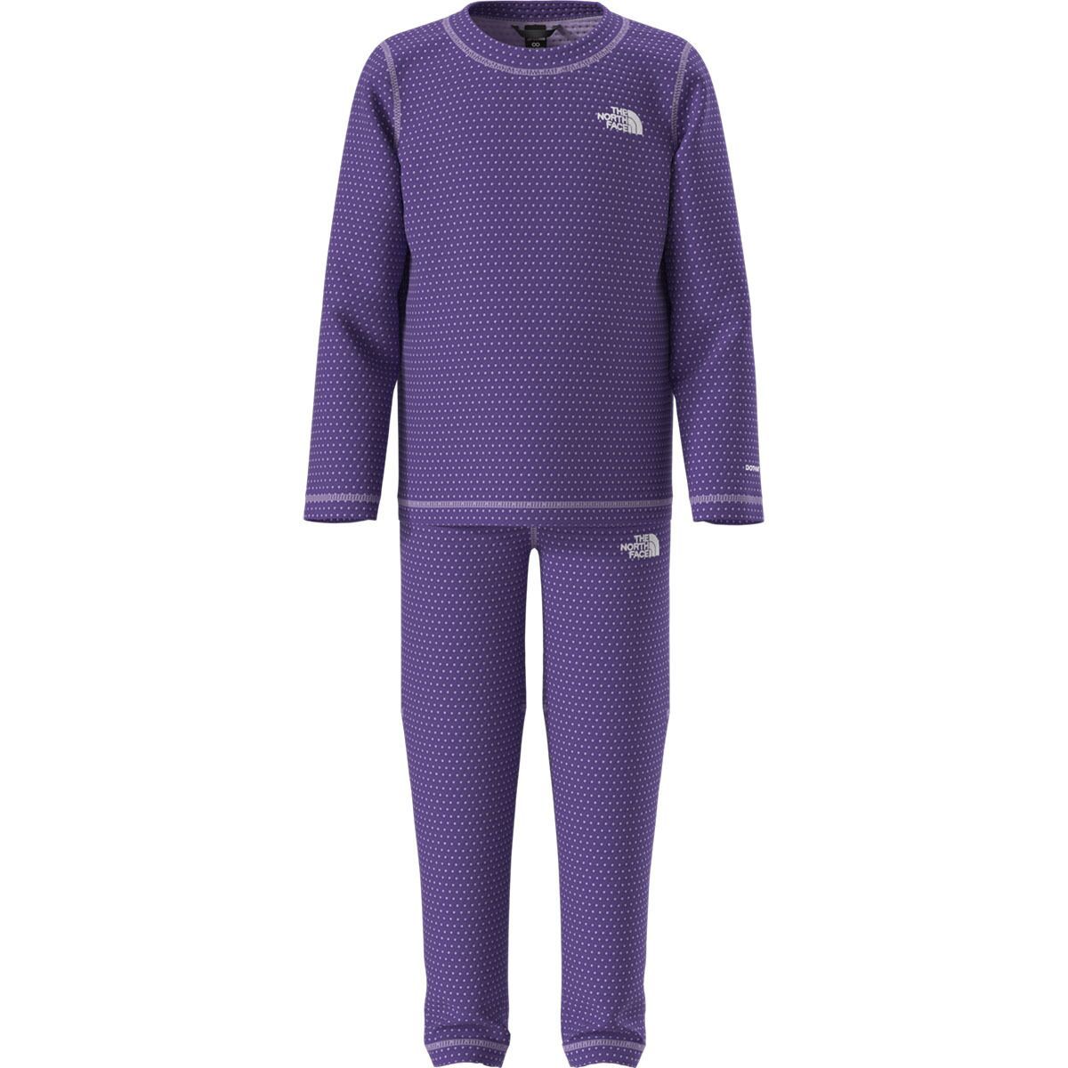 Image of The North Face Dotknit Thermal Set - Toddlers' Peak Purple, 5T