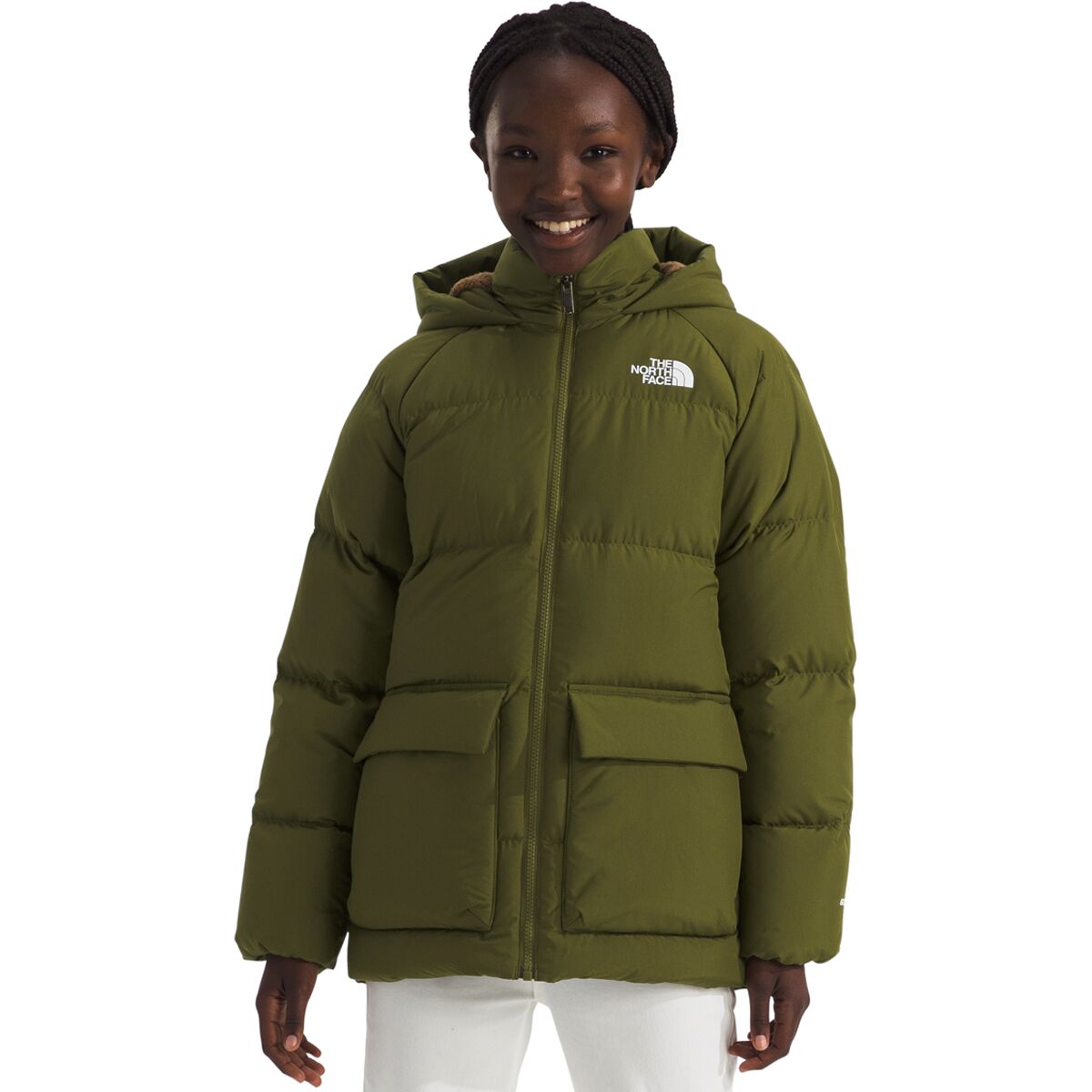 The North Face North Down Fleece-Lined Short Parka - Kids