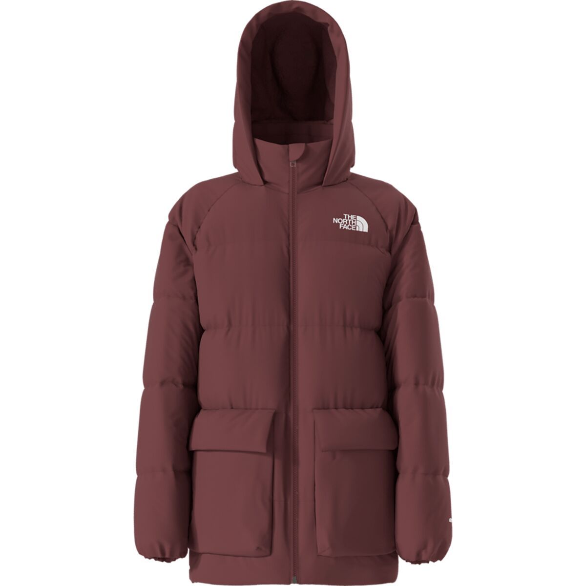 Image of The North Face North Down Fleece-Lined Short Parka - Kids' Sumac, XL
