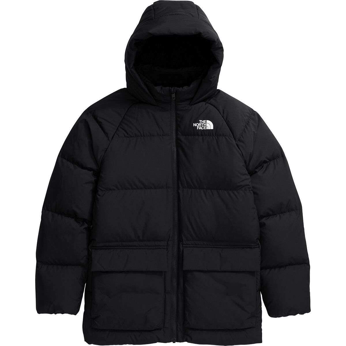 Image of The North Face North Down Fleece-Lined Short Parka - Kids' TNF Black, L