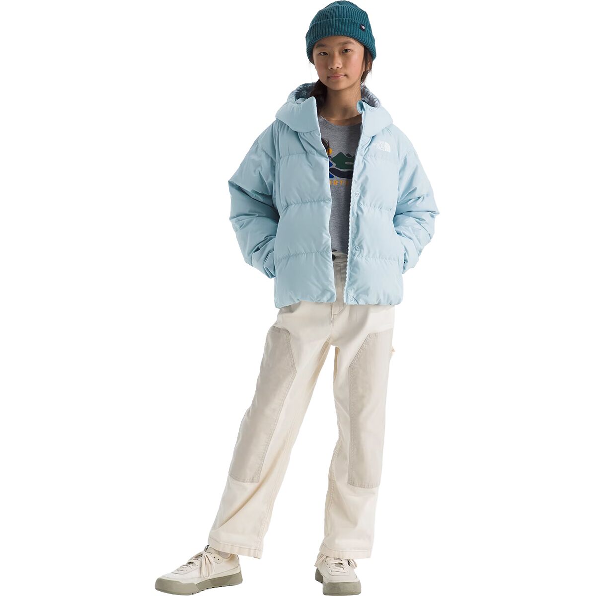 The North Face North Down Hooded Jacket - Girls' - Kids
