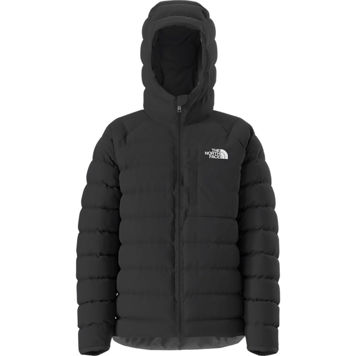 Image of The North Face Reversible Perrito Hooded Jacket - Boys' TNF Black/Smoked Pearl, M