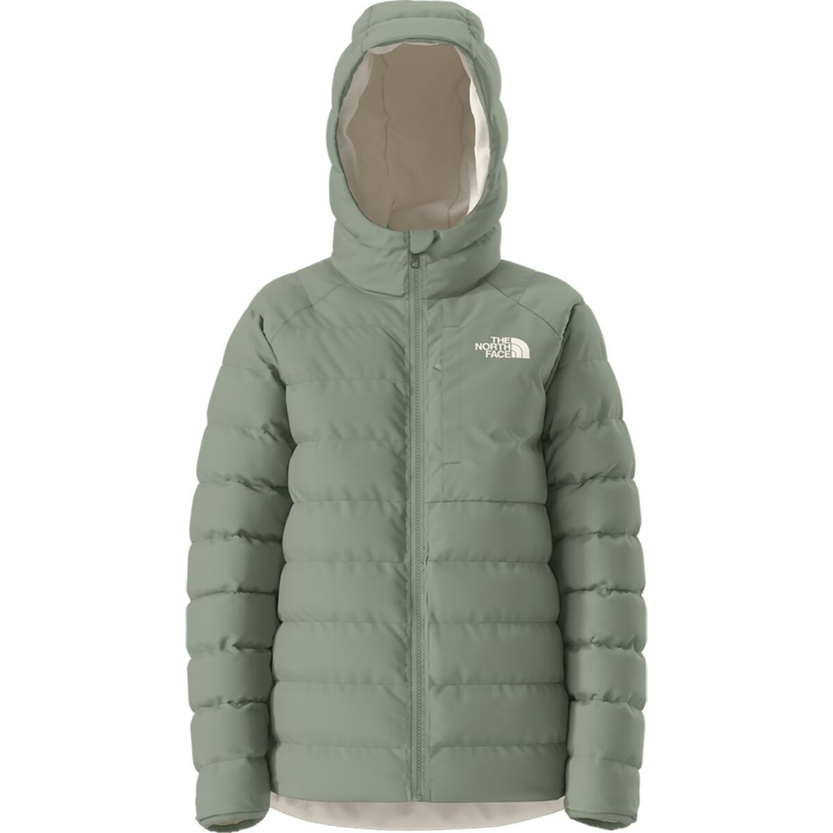 Image of The North Face Reversible Perrito Hooded Jacket - Girls' Slate Moss, XS