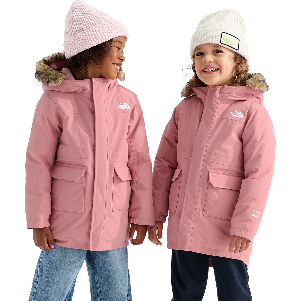 Image of The North Face Reversible Perrito Hooded Jacket - Infants' Primrose, 12M