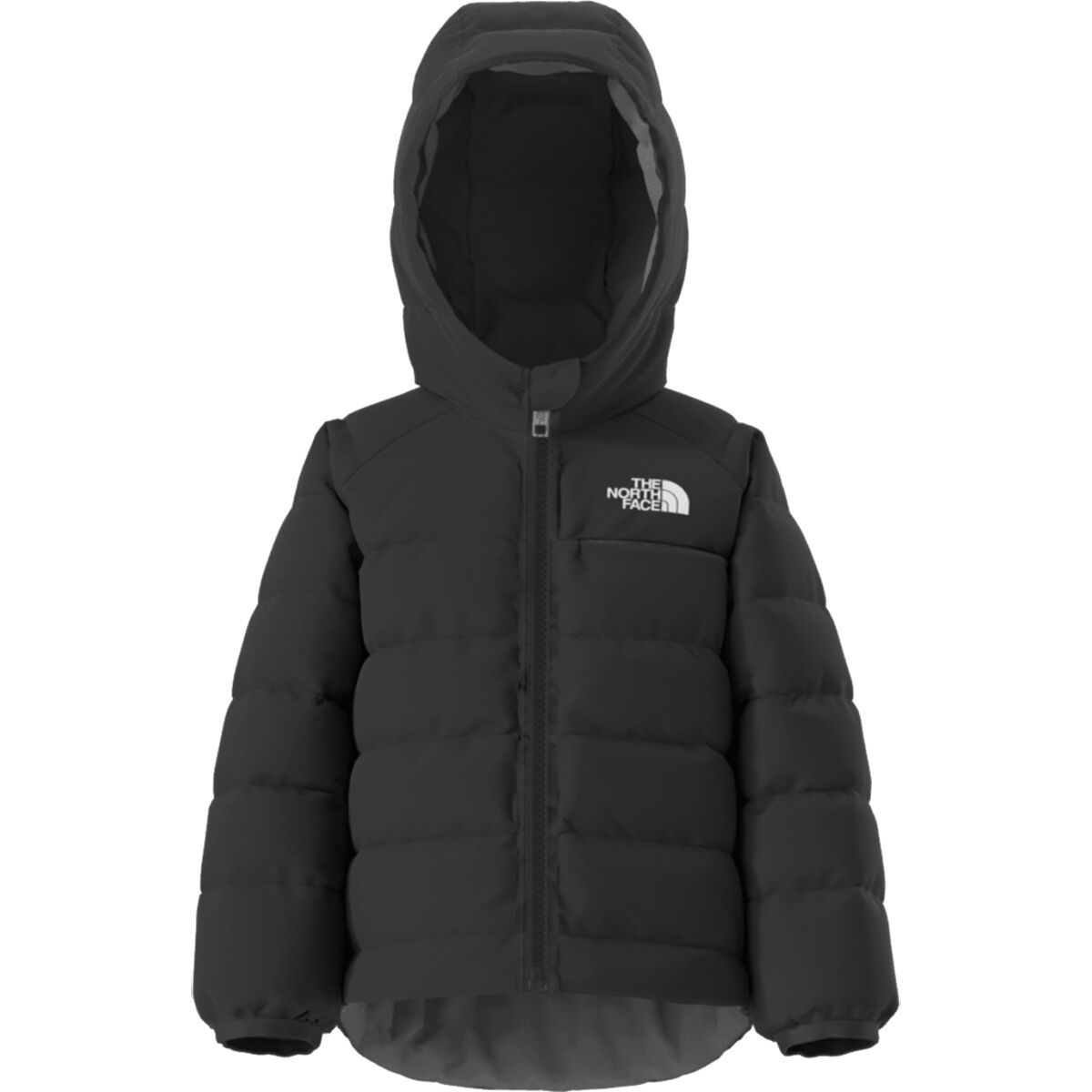 Image of The North Face Reversible Perrito Hooded Jacket - Infants' TNF Black/Smoked Pearl, 3M