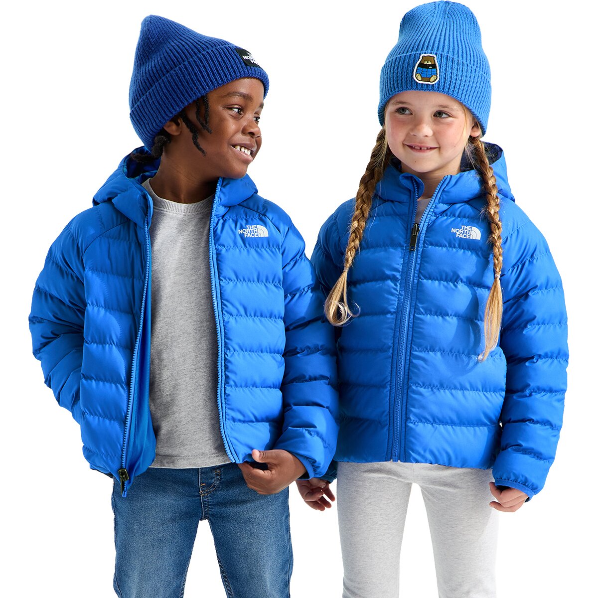 Image of The North Face Reversible Perrito Hooded Jacket - Toddlers' Active Blue, 5T
