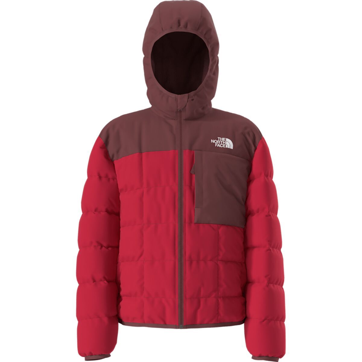 Image of The North Face Reversible Shasta Full-Zip Hooded Jacket - Boys' TNF Red/Sumac, S