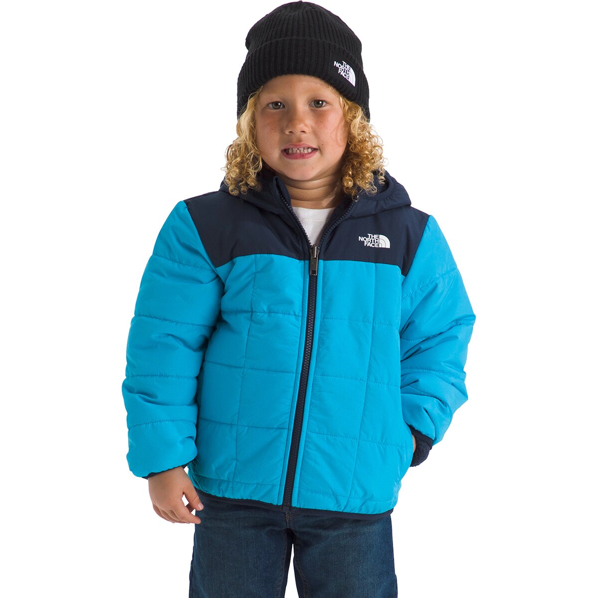 The North Face Reversible Shasta Full-Zip Hooded Jacket - Toddlers' Meridian Blue/Summit Navy, 4T