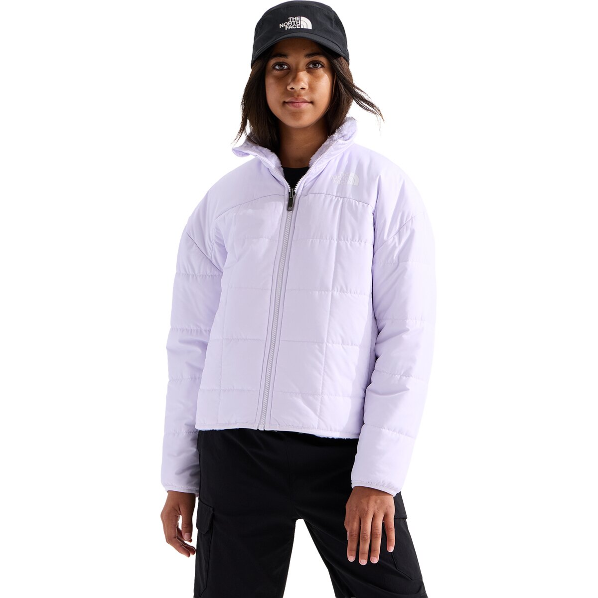 Image of The North Face Reversible Shasta Full-Zip Jacket - Girls' Ice Lilac, M