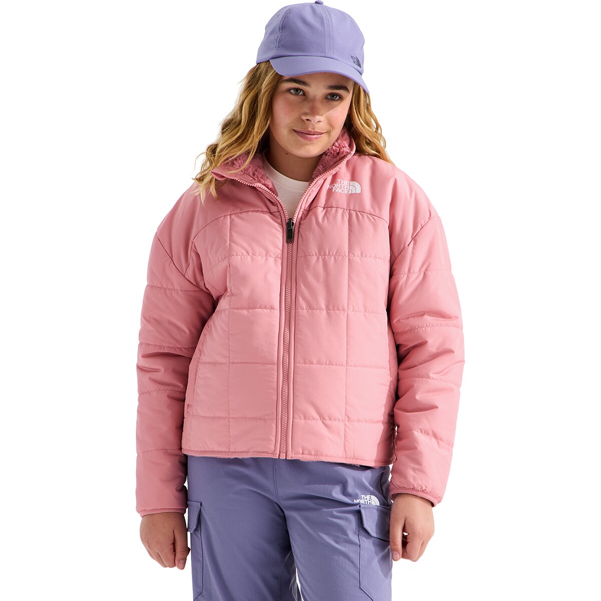 Image of The North Face Reversible Shasta Full-Zip Jacket - Girls' Primrose, S