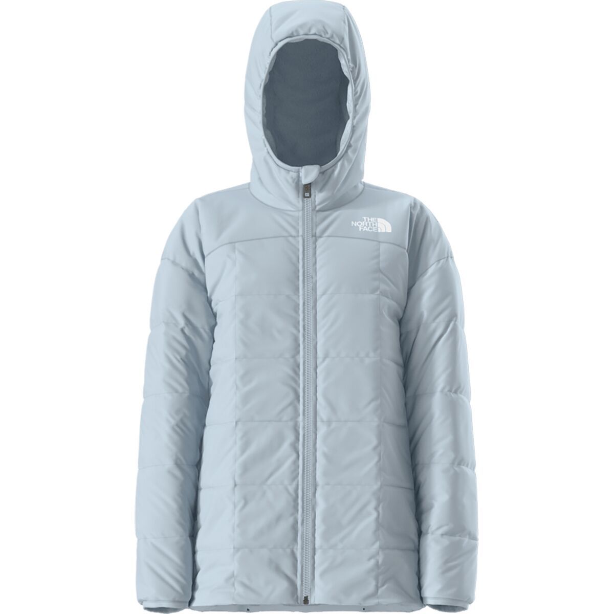 Image of The North Face Reversible Shasta Short Parka - Girls' Polar Haze, M