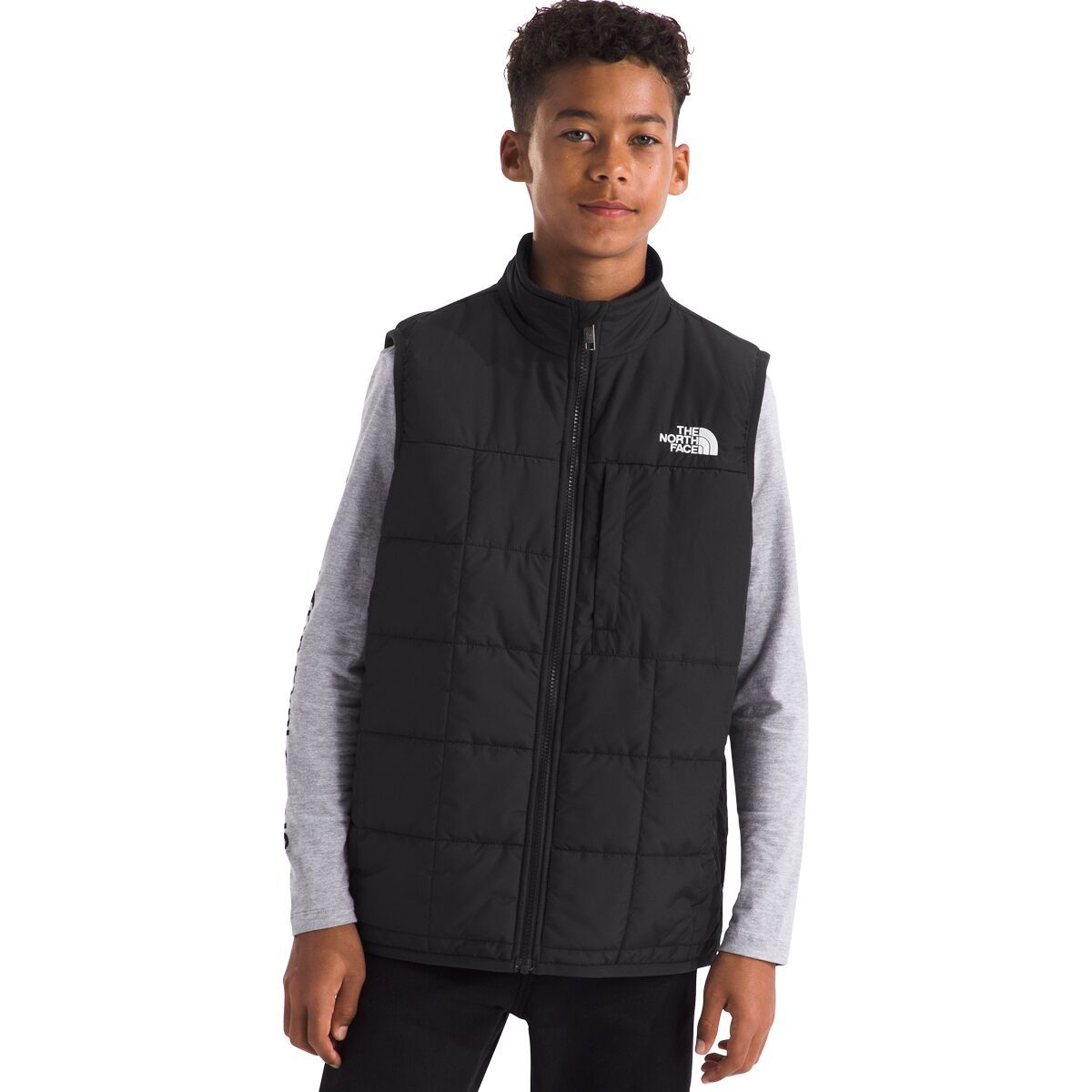 Image of The North Face Reversible Shasta Vest - Boys' TNF Black, XXL