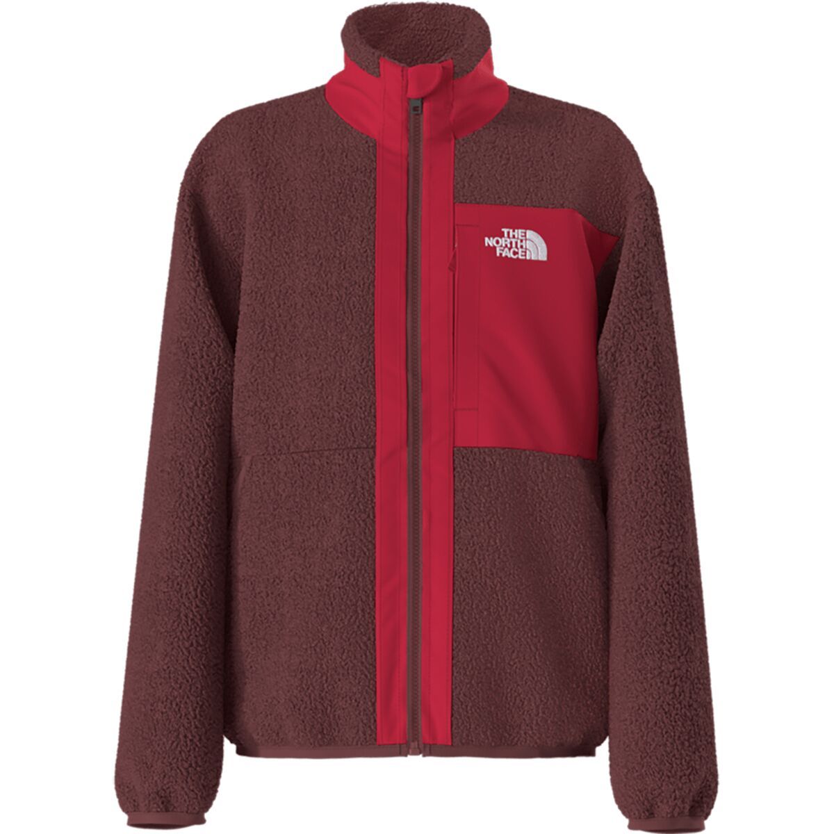 Image of The North Face Yumiori Full-Zip Jacket - Boys' Sumac/TNF Red, M