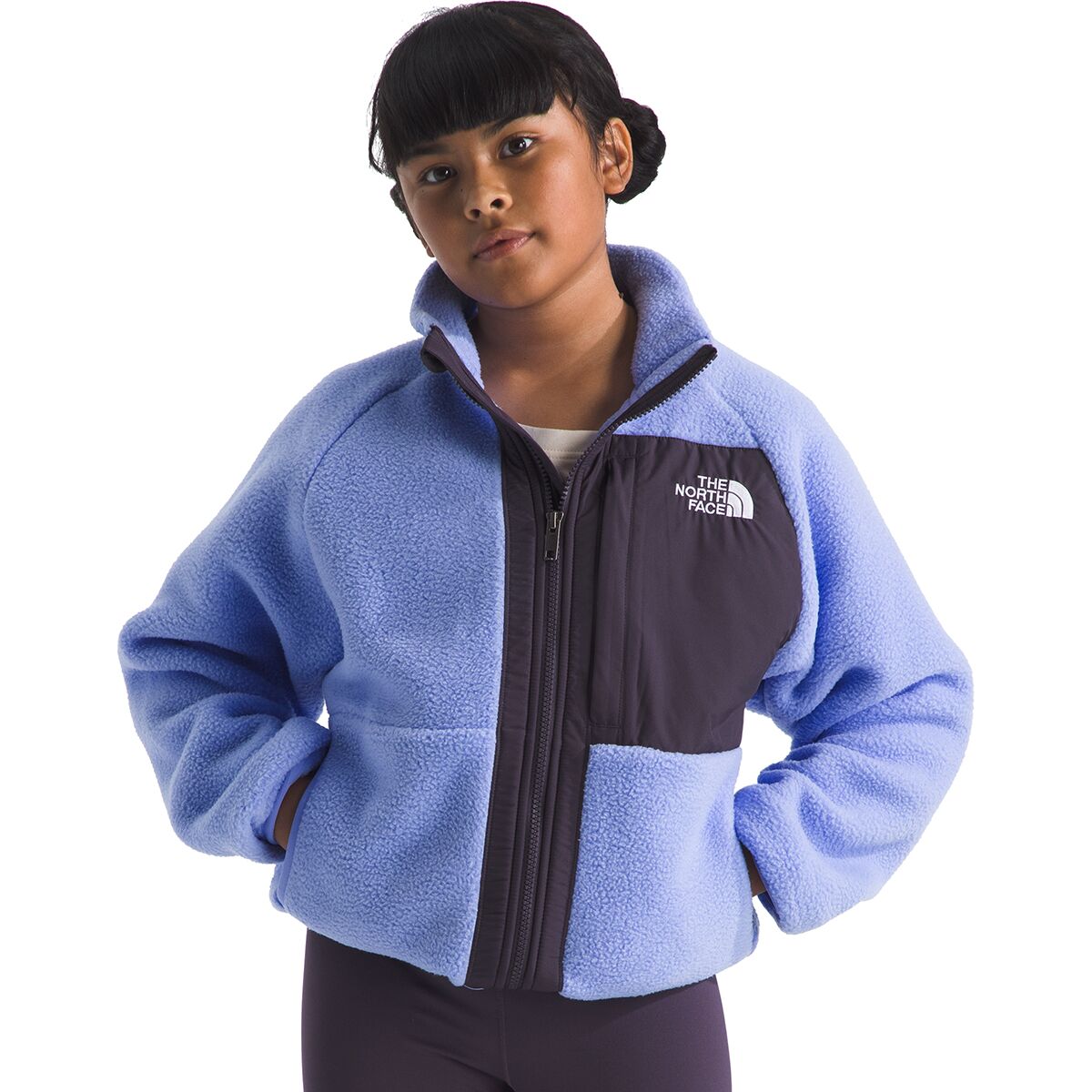 Image of The North Face Yumiori Full-Zip Jacket - Girls' Periwinkle Glow/Endless Dusk, L