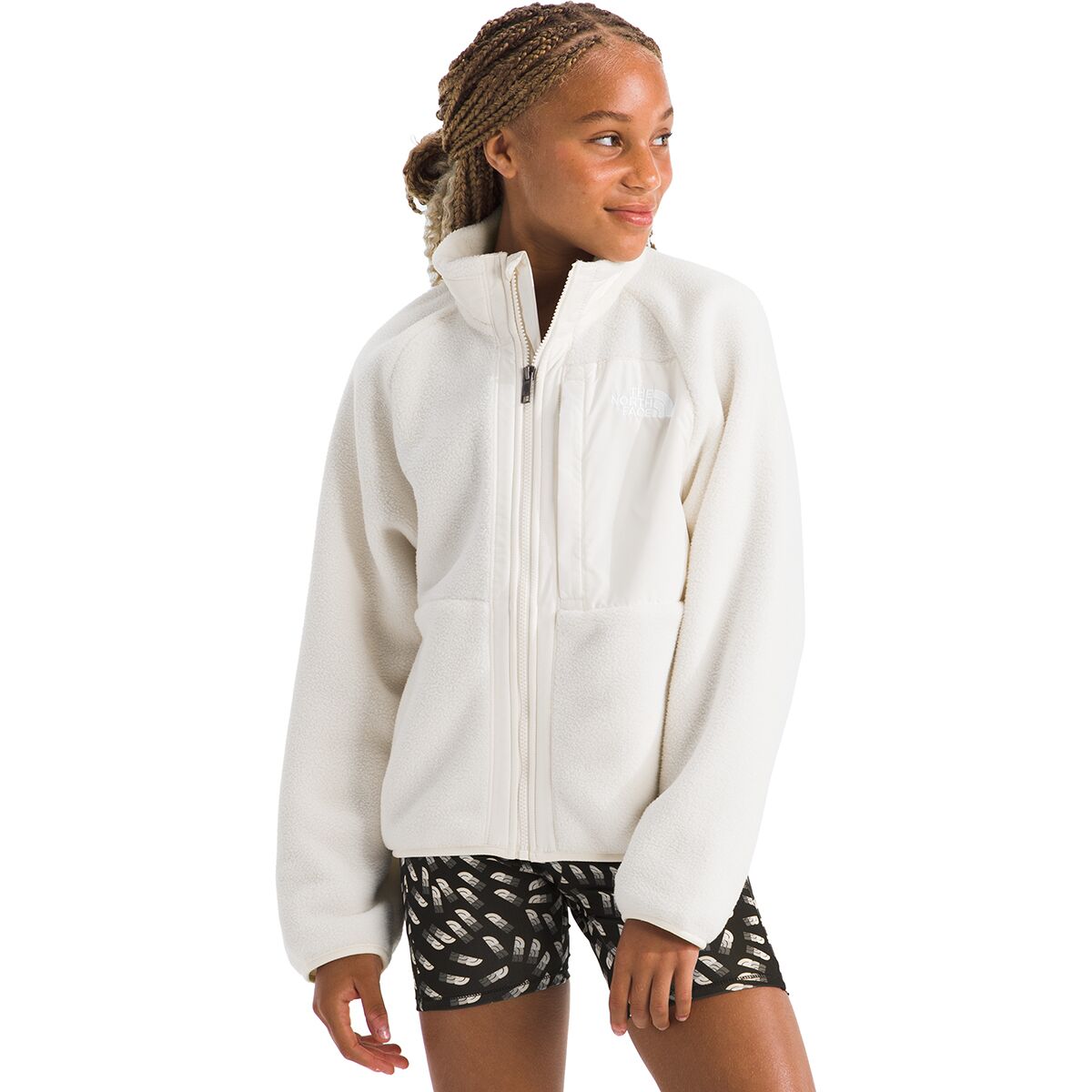 Image of The North Face Yumiori Full-Zip Jacket - Girls' White Dune, S