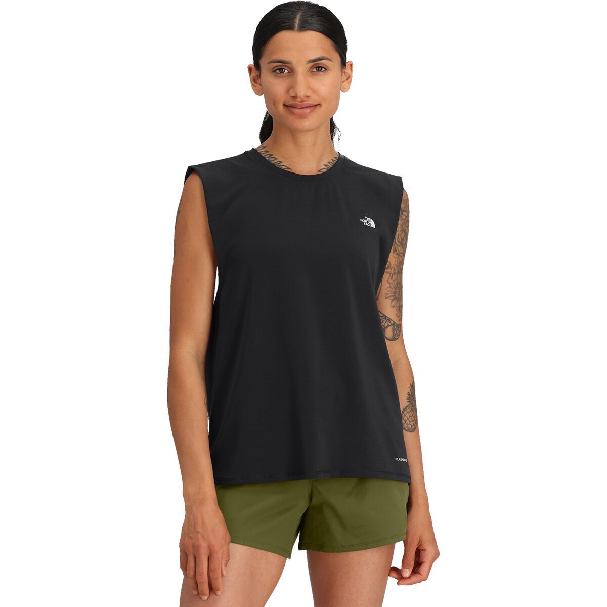 Image of The North Face Adventure Muscle Tank Top - Women's TNF Black, XS