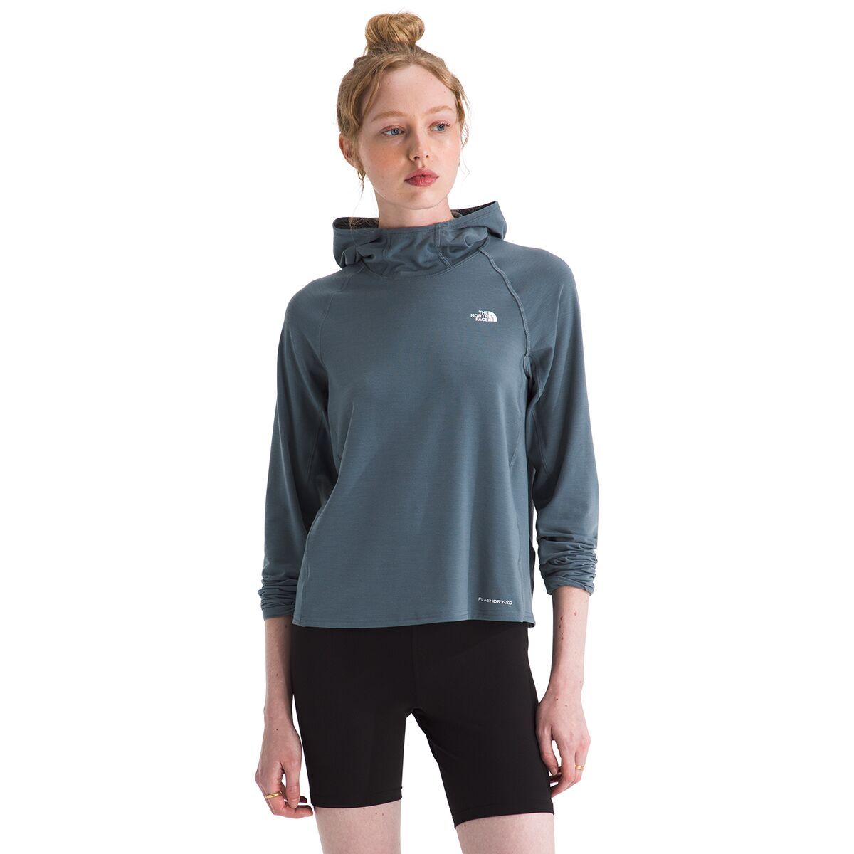 Image of The North Face Adventure Sun Hoodie - Women's Granite Grey, XL