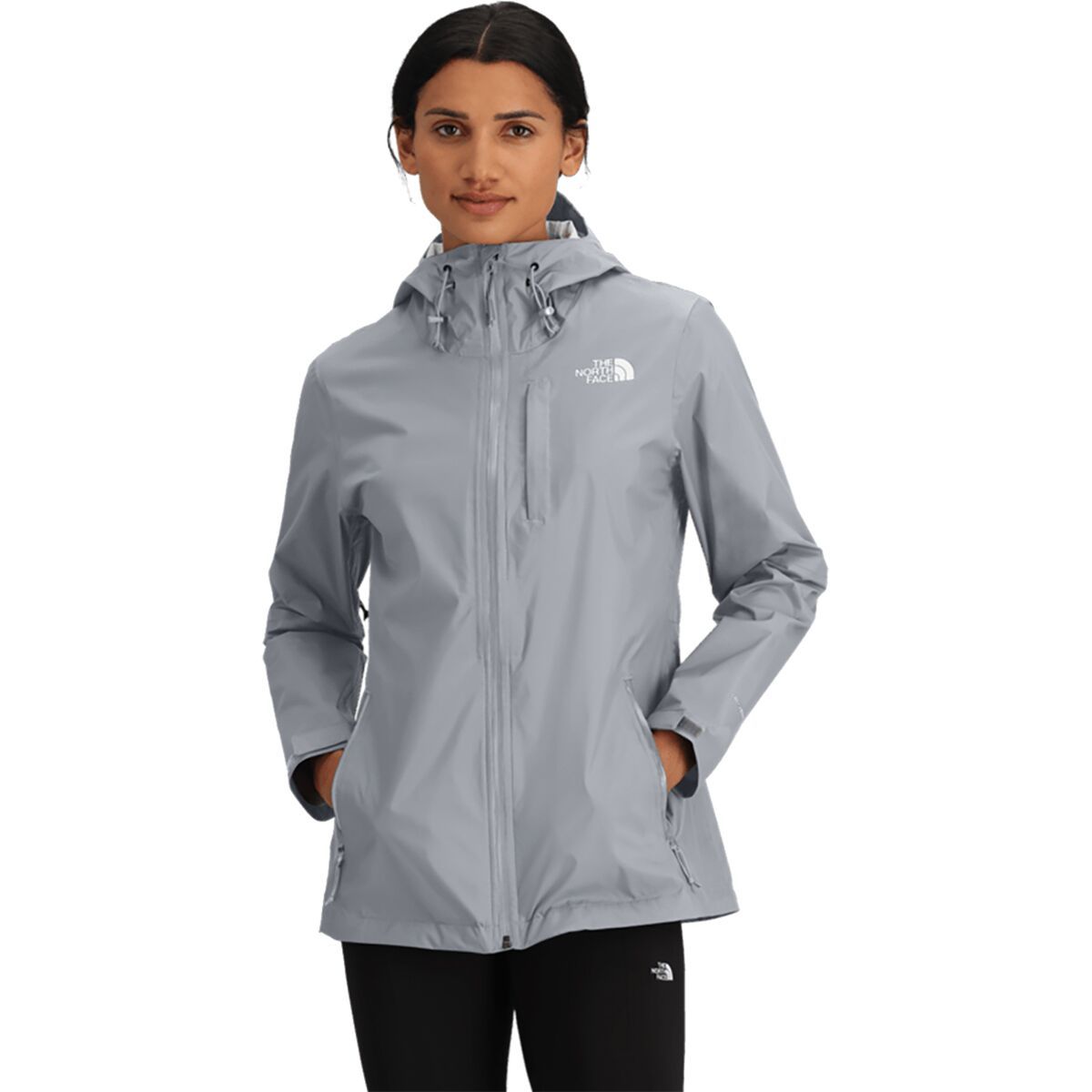 Image of The North Face Alta Vista Rain Jacket - Women's Blue Flax, XL