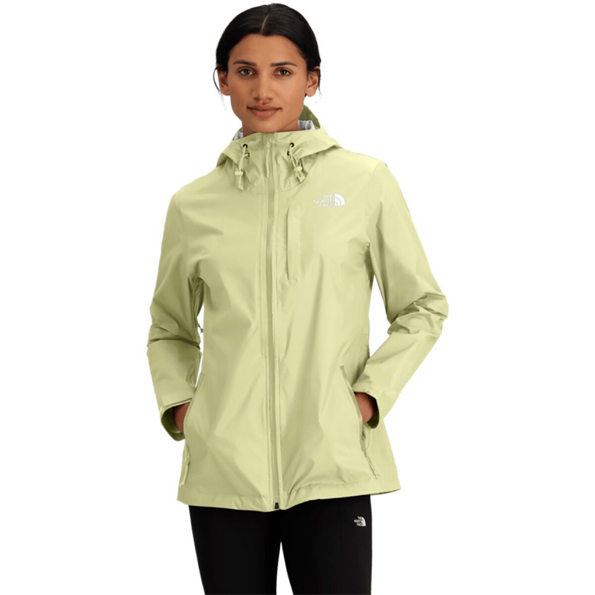 Image of The North Face Alta Vista Rain Jacket - Women's Lemon Mist, M