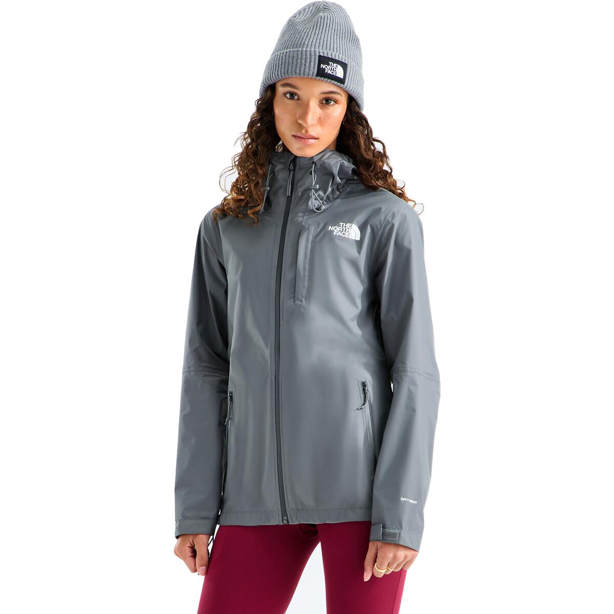 Image of The North Face Alta Vista Rain Jacket - Women's Smoked Pearl/NL, M